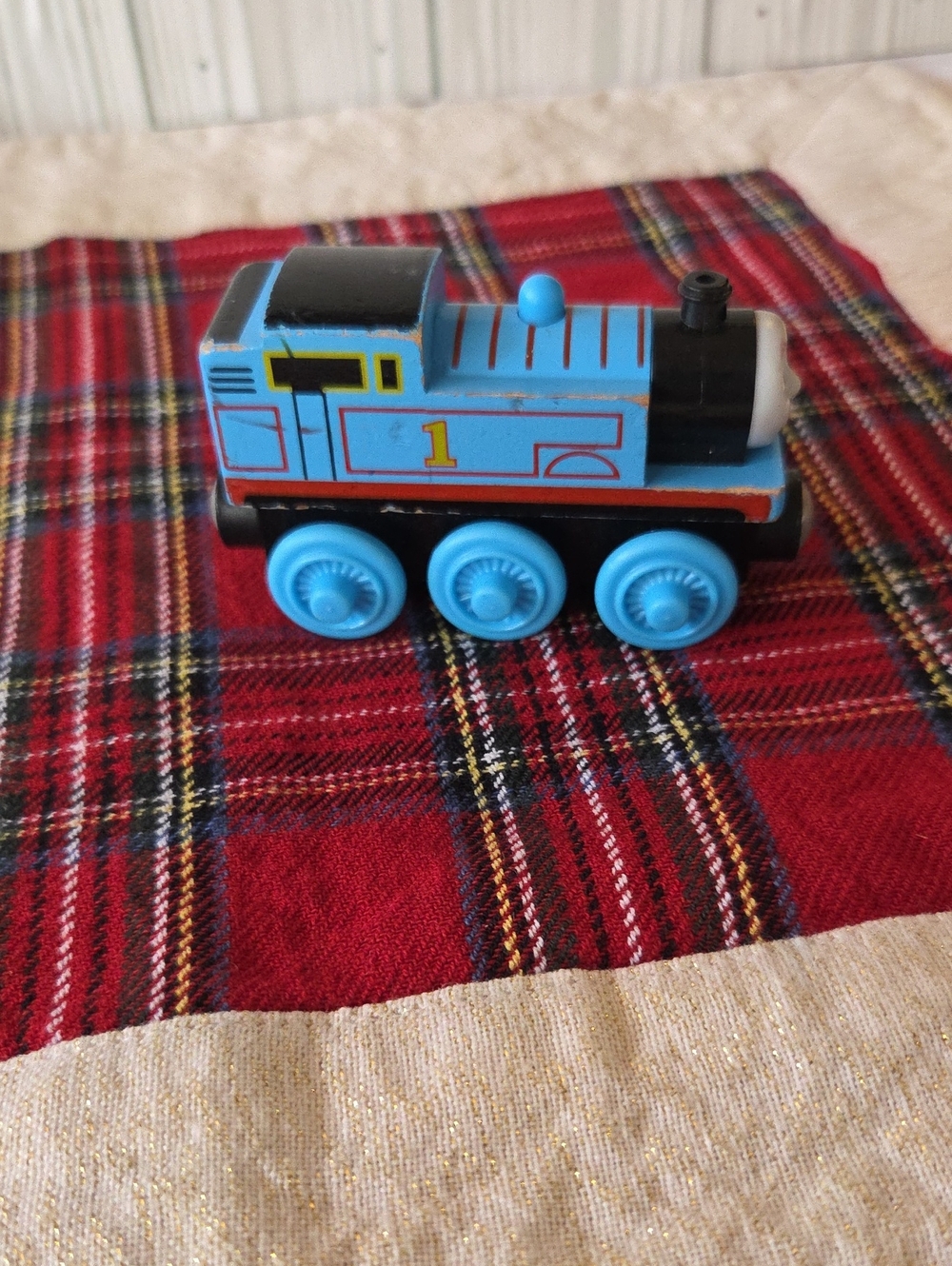 Thomas The Train Blue Wooden Toy Train Engine - Kids Toys Y4083